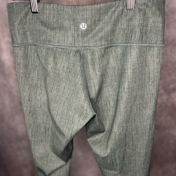 Lululemon Wunder Under Leggings Luxtreme Burlap Texture | Sz 8 - Picture 9 of 13